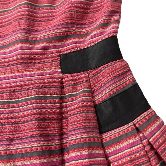 A/X Armani Echange Cap Sleeve Pleated Dress Size 2 - Picture 13 of 16